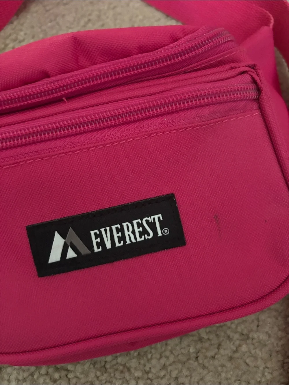 Everest Pink Compact Waist Bag - Hands-Free Crossbody